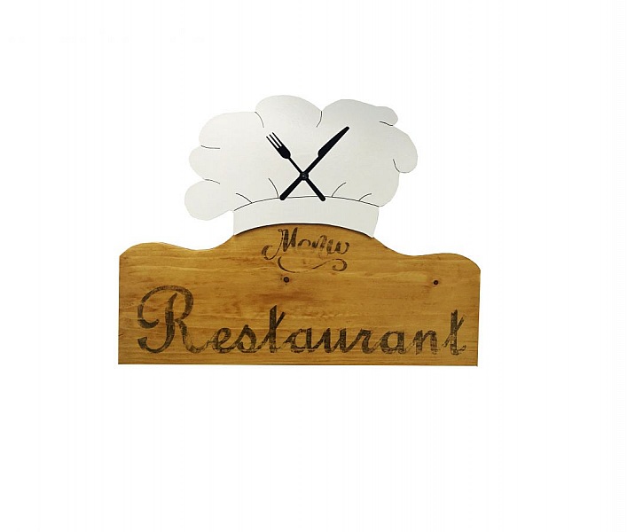 Horloge restaurant la  toque du chef sapin