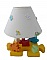 Lampe De Chevet Enfant &laquo; Le Puzzle &raquo; H 30 Cm