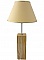 Lampe de table 56 cm en bois de frêne naturel.