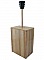 Lampe De Table 63 Cm, Bois Noble : Ch&acirc;taignier, Ch&ecirc;ne, Noyer