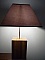 Lampe De Table 63 Cm, Bois Noble : Ch&acirc;taignier, Ch&ecirc;ne, Noyer