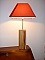 Lampe De Table 76 Cm, Bois Noble : Prunier, Merisier, S&eacute;quoia, H&ecirc;tre