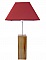 Lampe De Table 76 Cm, Bois Noble : Prunier, Merisier, S&eacute;quoia, H&ecirc;tre