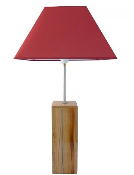 Lampe De Table 76 Cm, Bois Noble : Prunier, Merisier, S&eacute;quoia, H&ecirc;tre
