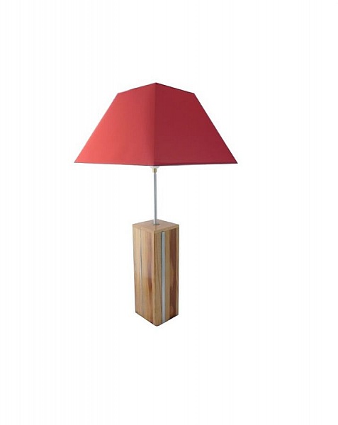 Lampe De Table 76 Cm, Bois Noble : Prunier, Merisier, S&eacute;quoia, H&ecirc;tre