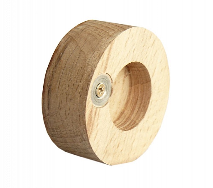 Ouvre bouteille / d&eacute;capsuleur en bois de h&ecirc;tre model : smiller 