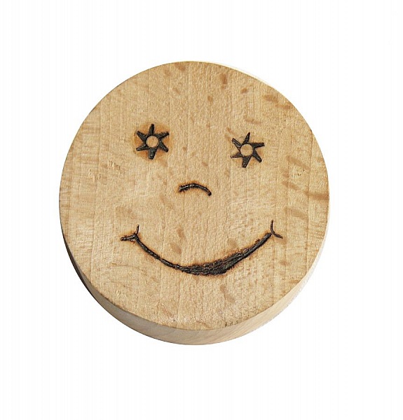 Ouvre bouteille / d&eacute;capsuleur en bois de h&ecirc;tre model : smiller 