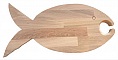 Planche à découper apéro en bois en forme de poisson.