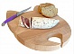 Planche &agrave; d&eacute;couper sp&eacute;cial ap&eacute;ro en bois de h&ecirc;tre naturel FSC model t&ecirc;te de chat