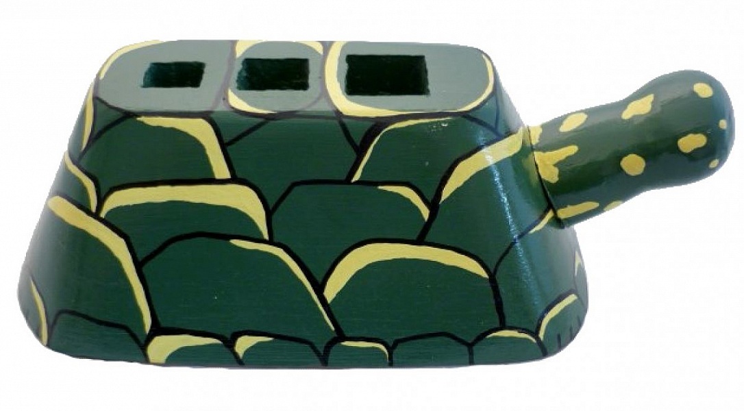 Set de rentr&eacute;e scolaire bois model : tortue Pot a crayon et Porte manteau mural a une pat&egrave;re