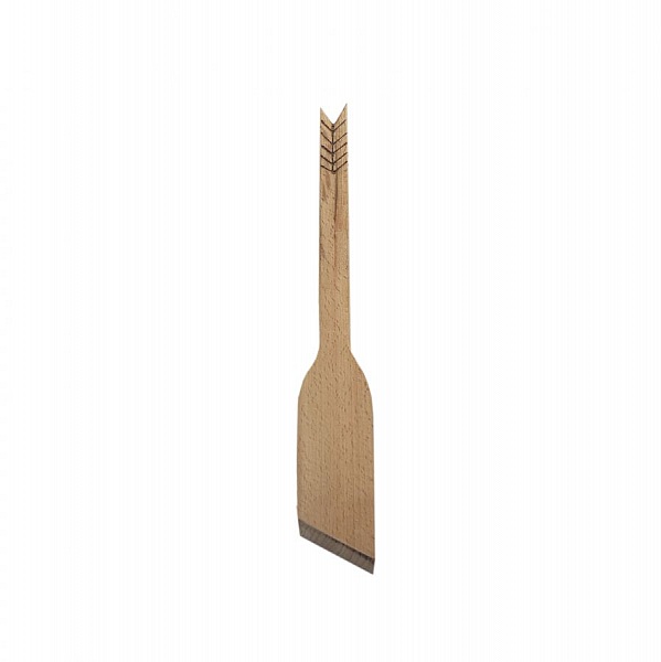 Spatule biseauter biais en bois &eacute;pais model fl&egrave;che 