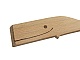 Spatule biseauter en bois &eacute;pais model baleine