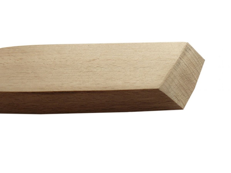 Spatule biseauter en bois &eacute;pais model baleine