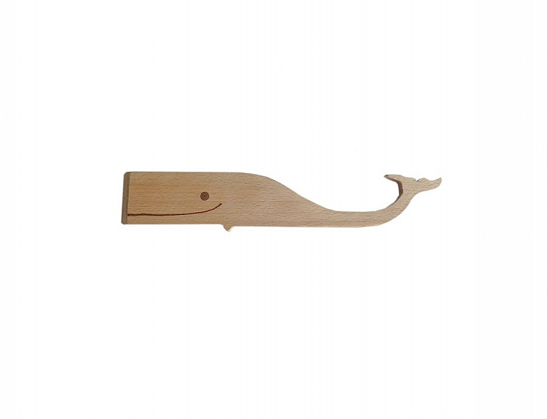 Spatule biseauter en bois &eacute;pais model baleine