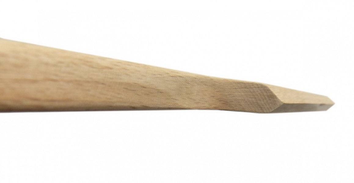 Spatule a cr&ecirc;pe &Oslash; 23 pour cr&ecirc;pi&egrave;re en bois &eacute;pais 44cm