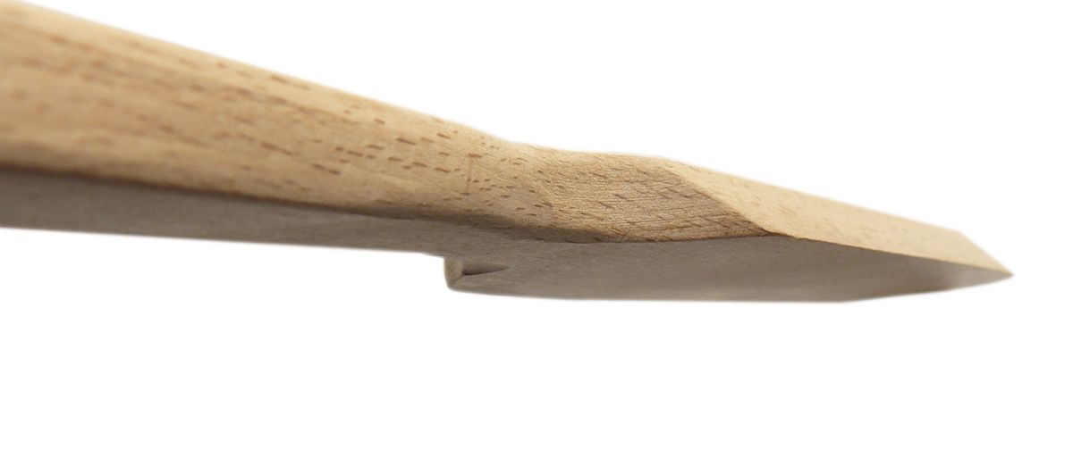 Spatule a cr&ecirc;pe &Oslash; 20 long manche en bois 39 cm