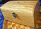 Tr&egrave;s Joli Coffre Cintr&eacute; En Ch&acirc;taignier Bois Massif Des Pyr&eacute;n&eacute;es 