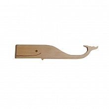 Spatule biseauter en bois &eacute;pais model baleine