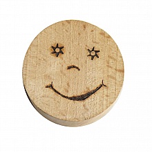 Ouvre bouteille / d&eacute;capsuleur en bois de h&ecirc;tre model : smiller 
