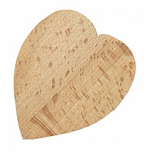 Ouvre bouteille / d&eacute;capsuleur en bois de h&ecirc;tre model : c&oelig;ur