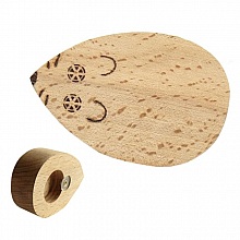 Ouvre bouteille / d&eacute;capsuleur en bois de h&ecirc;tre model : souris