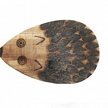 Ouvre bouteille / d&eacute;capsuleur en bois de h&ecirc;tre model : h&eacute;risson
