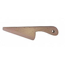 Couteau en bois de h&ecirc;tre et sa planche a d&eacute;couper pour enfant