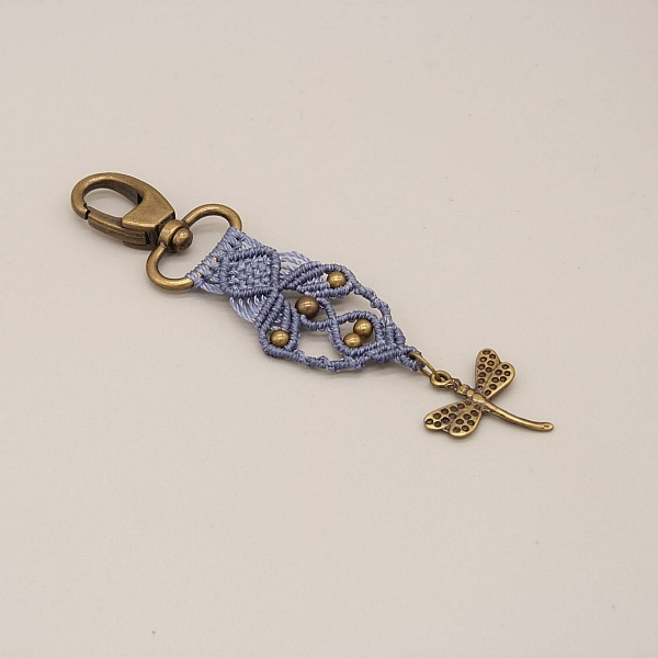 Bijou de sac avec porte-clef mousqueton &agrave; personnaliser
