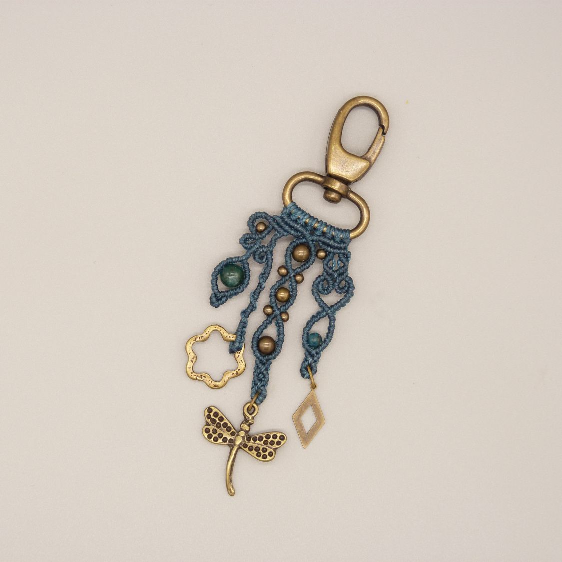 Bijou de sac avec porte-clef mousqueton pi&egrave;ce unique