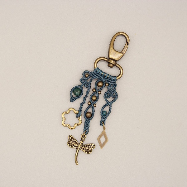 Bijou de sac avec porte-clef mousqueton pi&egrave;ce unique