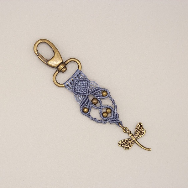 Bijou de sac avec porte-clef mousqueton &agrave; personnaliser