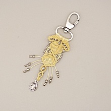 Bijou de sac avec porte-clef mousqueton &agrave; personnaliser