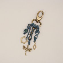 Bijou de sac avec porte-clef mousqueton pi&egrave;ce unique