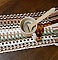 Set de table en macramé style bohème avec tasse café.
