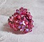 Bague Rose Royale avec des facettes et un cabochon en cristal de Swarovski