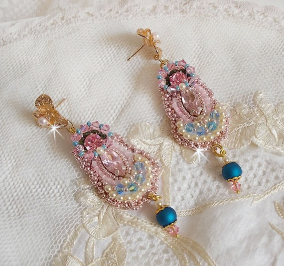 BO Boh&ecirc;me brod&eacute;es avec des cristaux de Swarovski 