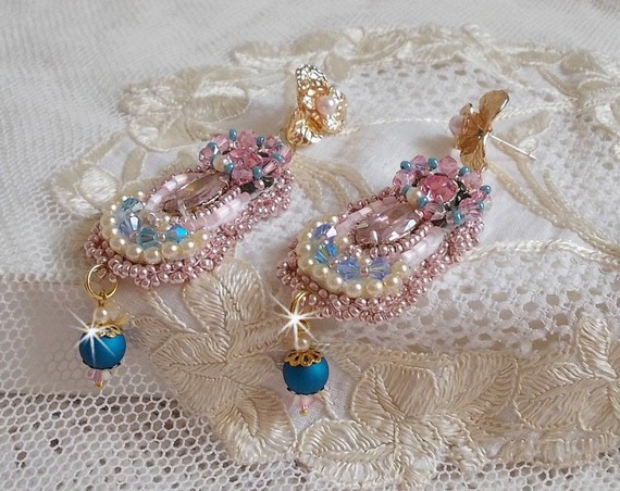 BO Boh&ecirc;me brod&eacute;es avec des cristaux de Swarovski 