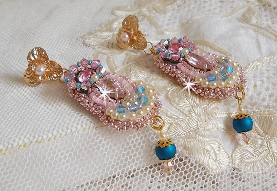 BO Boh&ecirc;me brod&eacute;es avec des cristaux de Swarovski 