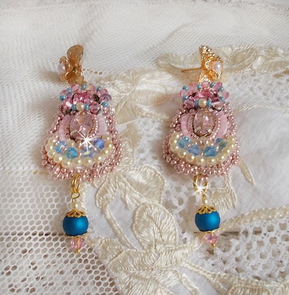 BO Boh&ecirc;me brod&eacute;es avec des cristaux de Swarovski 