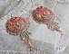 BO Corail brod&eacute;es avec des cristaux de Swarovski et des perles fines  