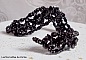 Bracelet Nuit Etoil&eacute;e avec des facettes et des cristaux de Swarovski