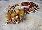 Collier Caresse de Perles brod&eacute; de perles diverses 