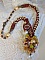 Collier Caresse de Perles brod&eacute; de perles diverses 
