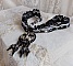 Collier pendentif Goldnight brod&eacute; avec des cristaux de Swarovski fa&ccedil;on baroque