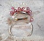 Bague D&eacute;tente avec des perles nacr&eacute;es de Swarovski