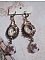 BO Blondy Roses cr&eacute;&eacute;es avec des cabochons PureCrystal, des cabochons loupes, des m&eacute;daillons et une cha&icirc;ne strass