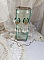 BO Blush Light green mont&eacute;es avec cabochons, estampes, breloques, perles Cristal Swarovski