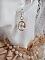 Boucles d'oreilles ovales en cristal Swarovski et Gold Filled.