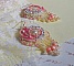 BO C&oelig;ur Tendre brod&eacute;es avec un cabochon cr&egrave;me orn&eacute; d&rsquo;un ruban de soie, Corail Rose et Jaune &agrave; laquelle s&rsquo;ajoute des chatons en cristal, perles nacr&eacute;es, perles pierre de gemme : le Corail Rose 