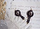 BO Cl&eacute;op&acirc;tra avec 2 onyx noir  et perles nacr&eacute;es